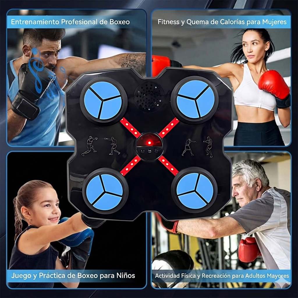 Máquina de Boxeo Musical Inteligente