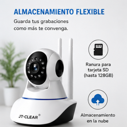 Cámara de Seguridad WiFi para el Hogar JT-CLEAR