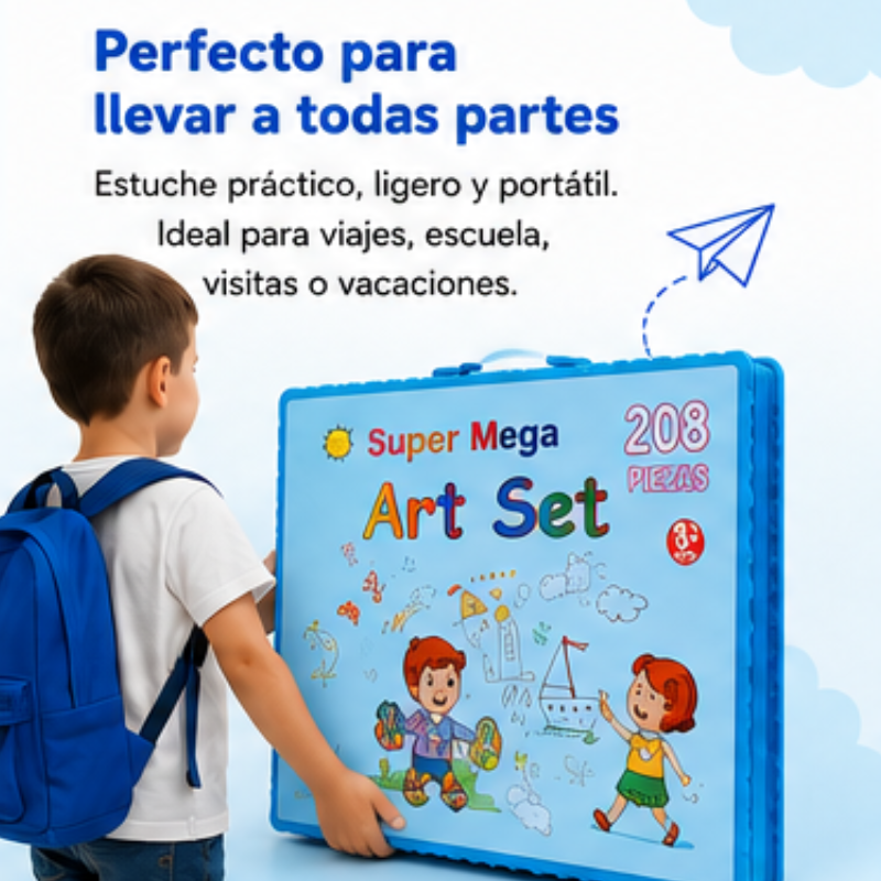 Super Mega Art Set — 208 Piezas
