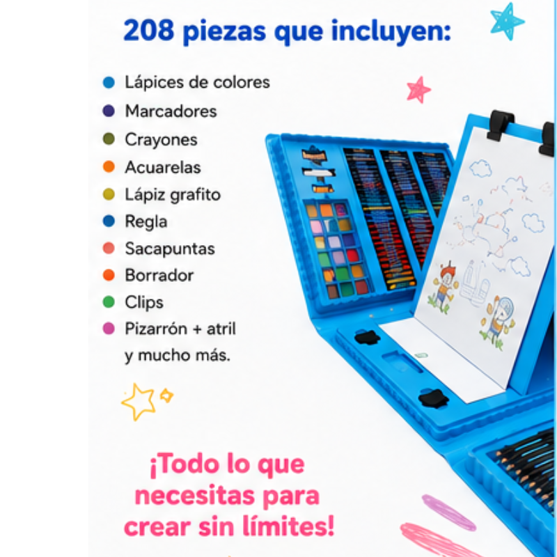 Super Mega Art Set — 208 Piezas