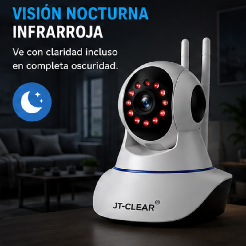 Cámara de Seguridad WiFi para el Hogar JT-CLEAR