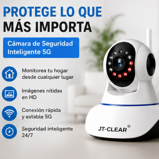 Cámara de Seguridad WiFi para el Hogar JT-CLEAR