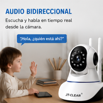 Cámara de Seguridad WiFi para el Hogar JT-CLEAR