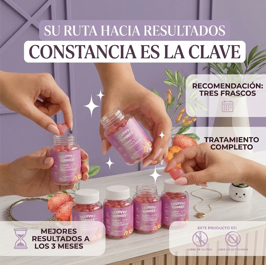 Curvy Gummies – Aguaje + Fitoestrógenos