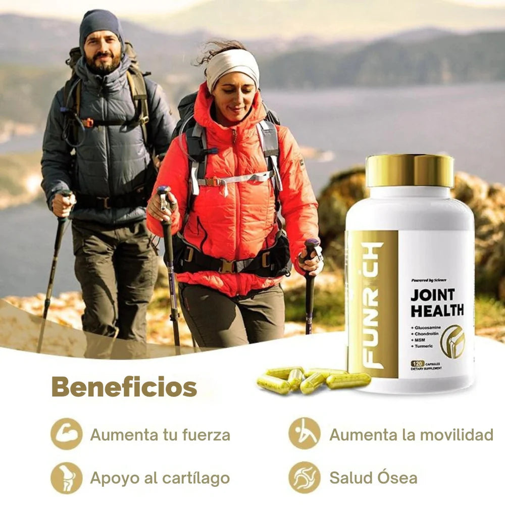 FunRich® Salud Articular – Recupera tu Movilidad y Vive sin Dolor (120 Cápsulas)