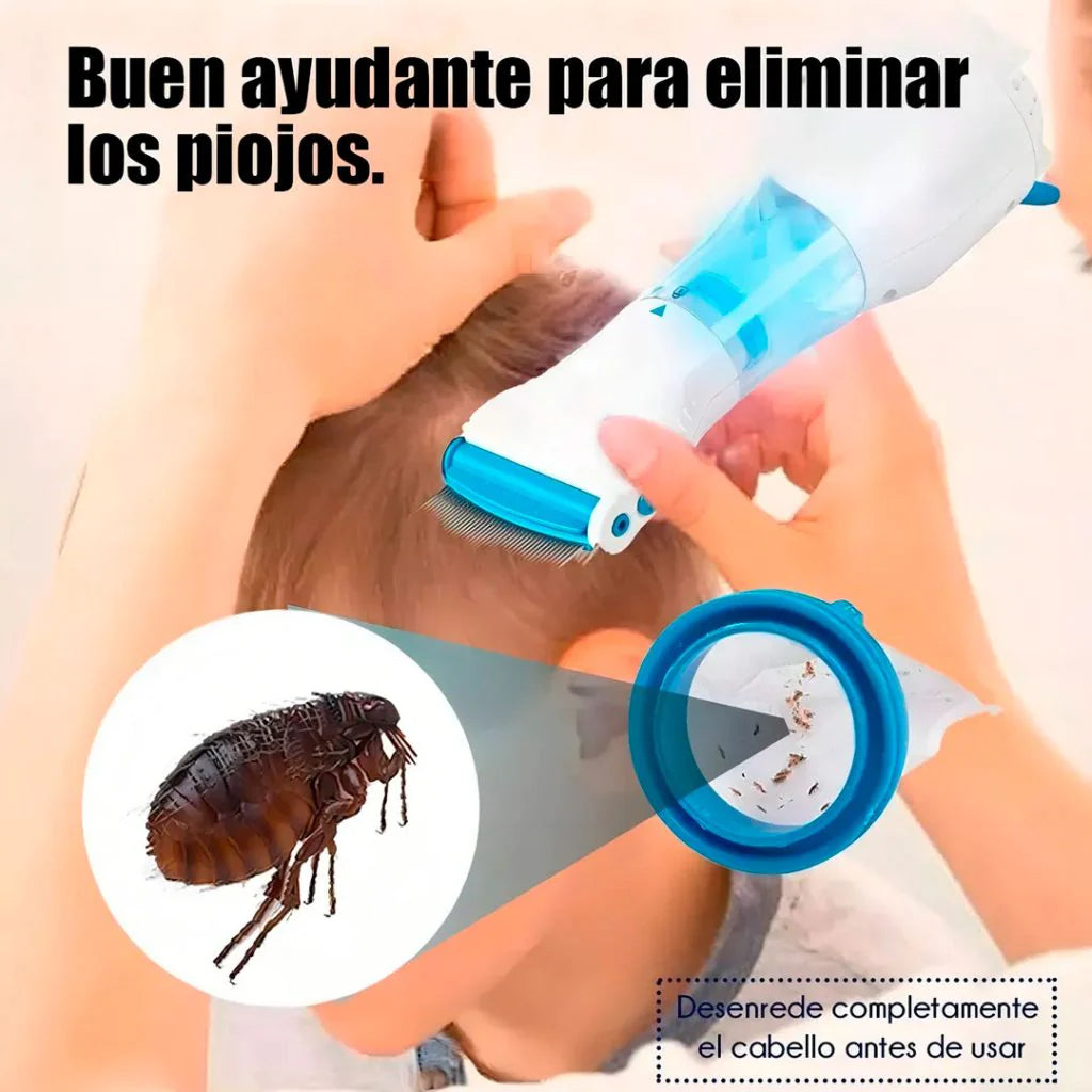 Peine Electrico Quita Piojos Con 1 Filtro Envio Gratis